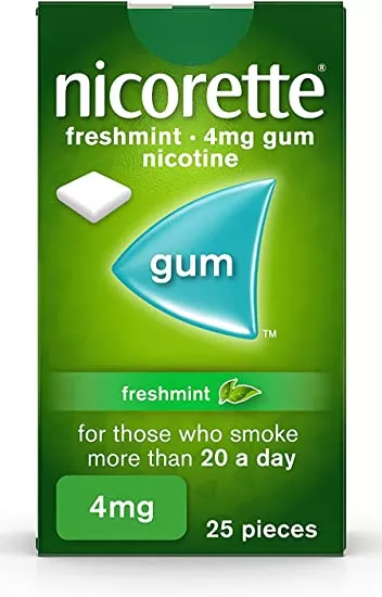 nicorette gum 4mg